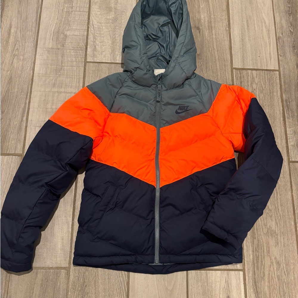 Nike Gray Puffer Jacket